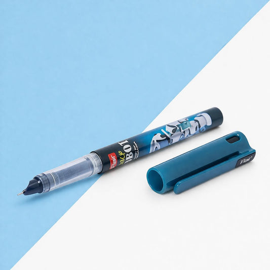 Flair Inky Robot Fountain Pen- Blue Ink (Pack of 1)