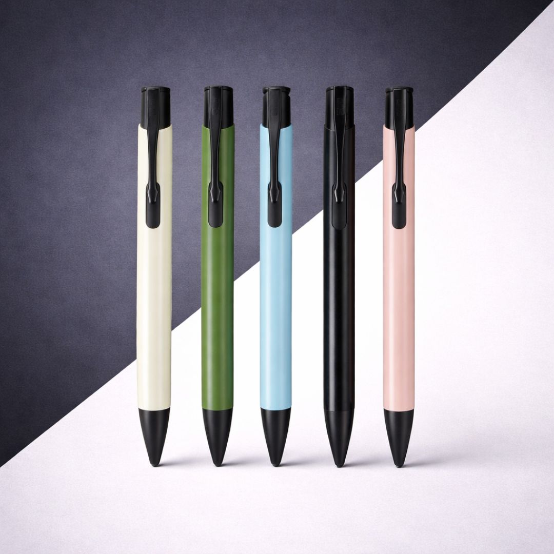 Flair Wing Metal Ballpoint Pen- Blue Ink (Pack of 1)