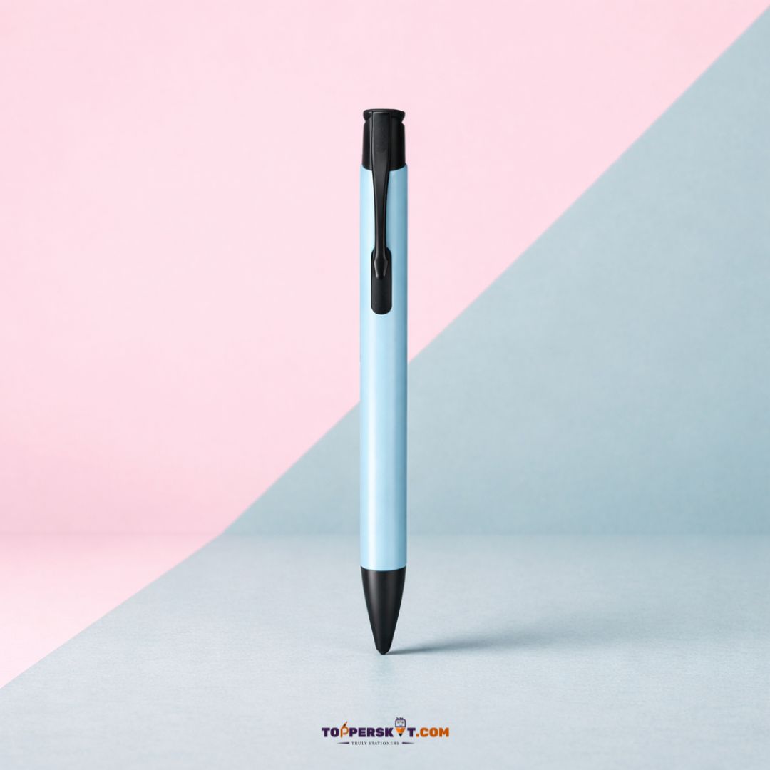 Flair Wing Metal Ballpoint Pen- Blue Ink (Pack of 1)