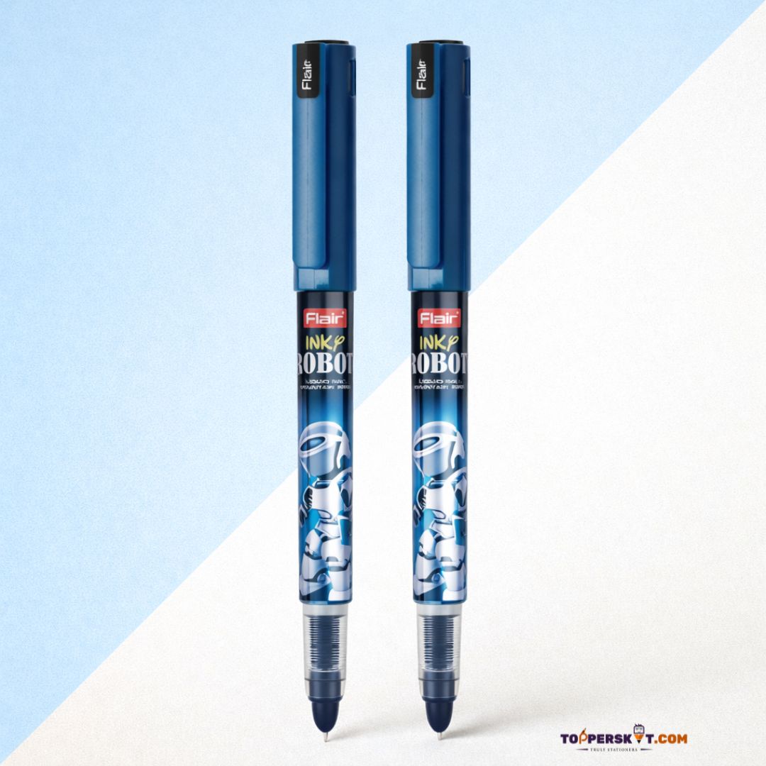 Flair Inky Robot Fountain Pen- Blue Ink (Pack of 1)
