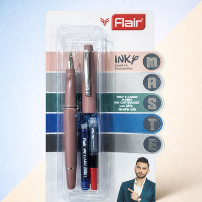 Flair Inky Master Fountain Pen- Blue Ink (Pack of 1)