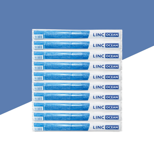 ( 10 pcs.) Linc Ocean Waterproof Gel Pen Refill  – Blue