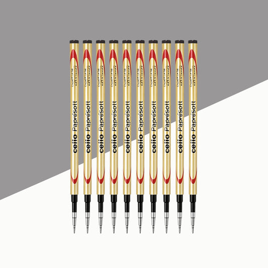 ( 10 pcs.) Cello Papersoft Ball Pen Refill - Black