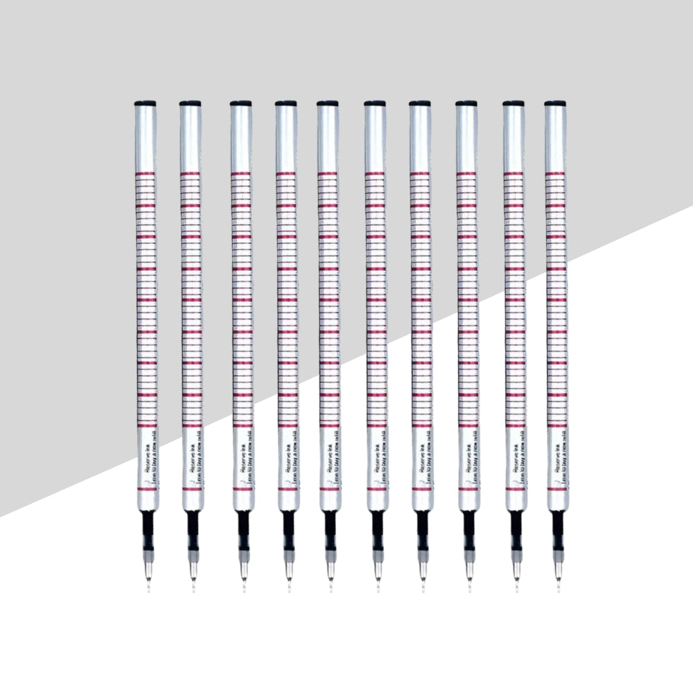 ( 10 pcs.) Flair Writo Meter Gel Refill - Black