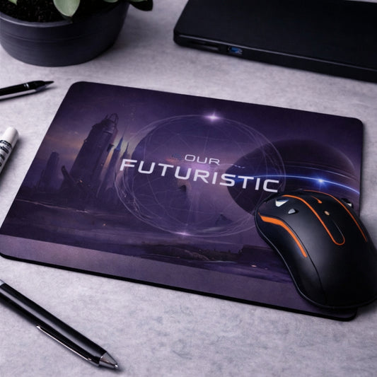 Our Futuristic Design Mouse Pad – Foldable With Vibrant Colors (Pack of 1)