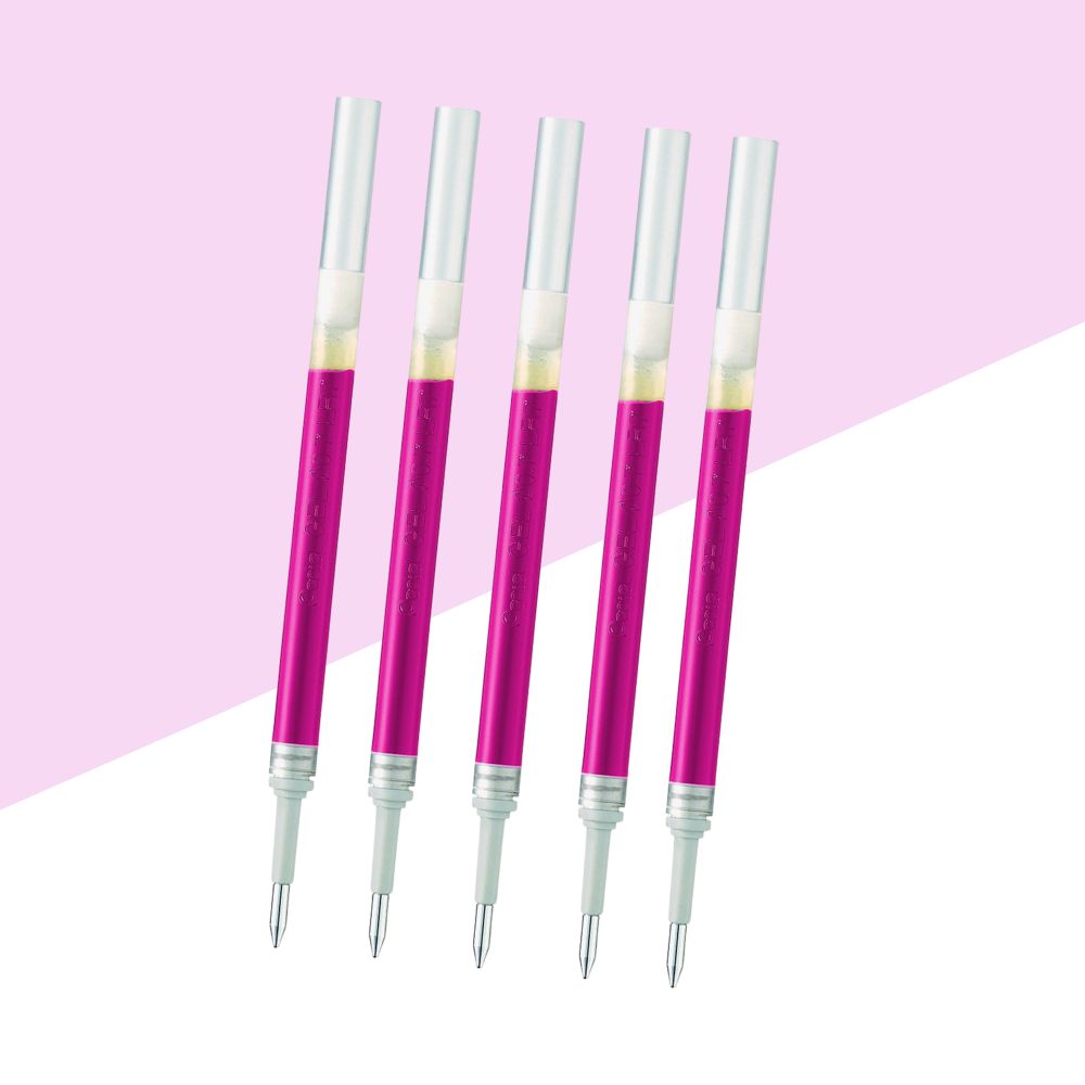 (5 Pcs. ) Pentel Energel 0.7 mm Gel Refill – Pink
