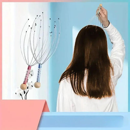 Hand Held Scalp Head Massager Stress Relief (Pack of 1)