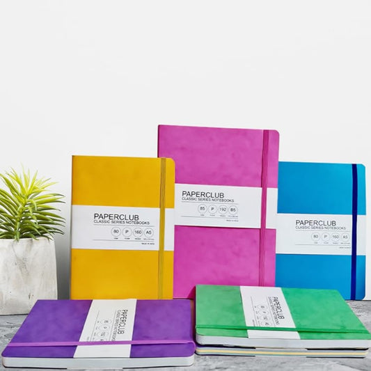 PaperClub Classic Series A5 Notebooks - Timeless Design, Unruled (pack of 1)