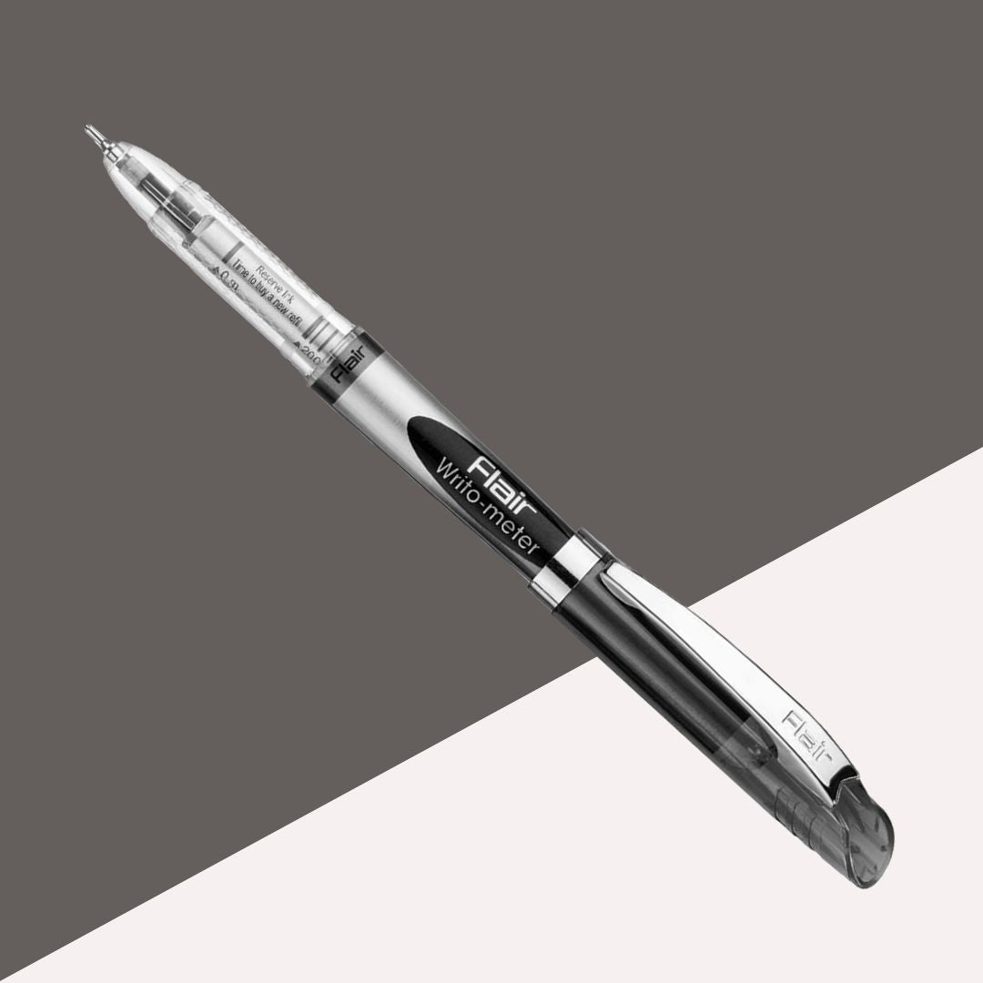 Writeometer Pens Flair Writometer Ball Pen – Black ( Pack of 1 ) – Topperskit LLP