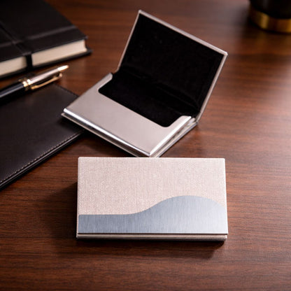 Premium Metal Visiting Card Holder – Elegant Finish (Pack Of 1)