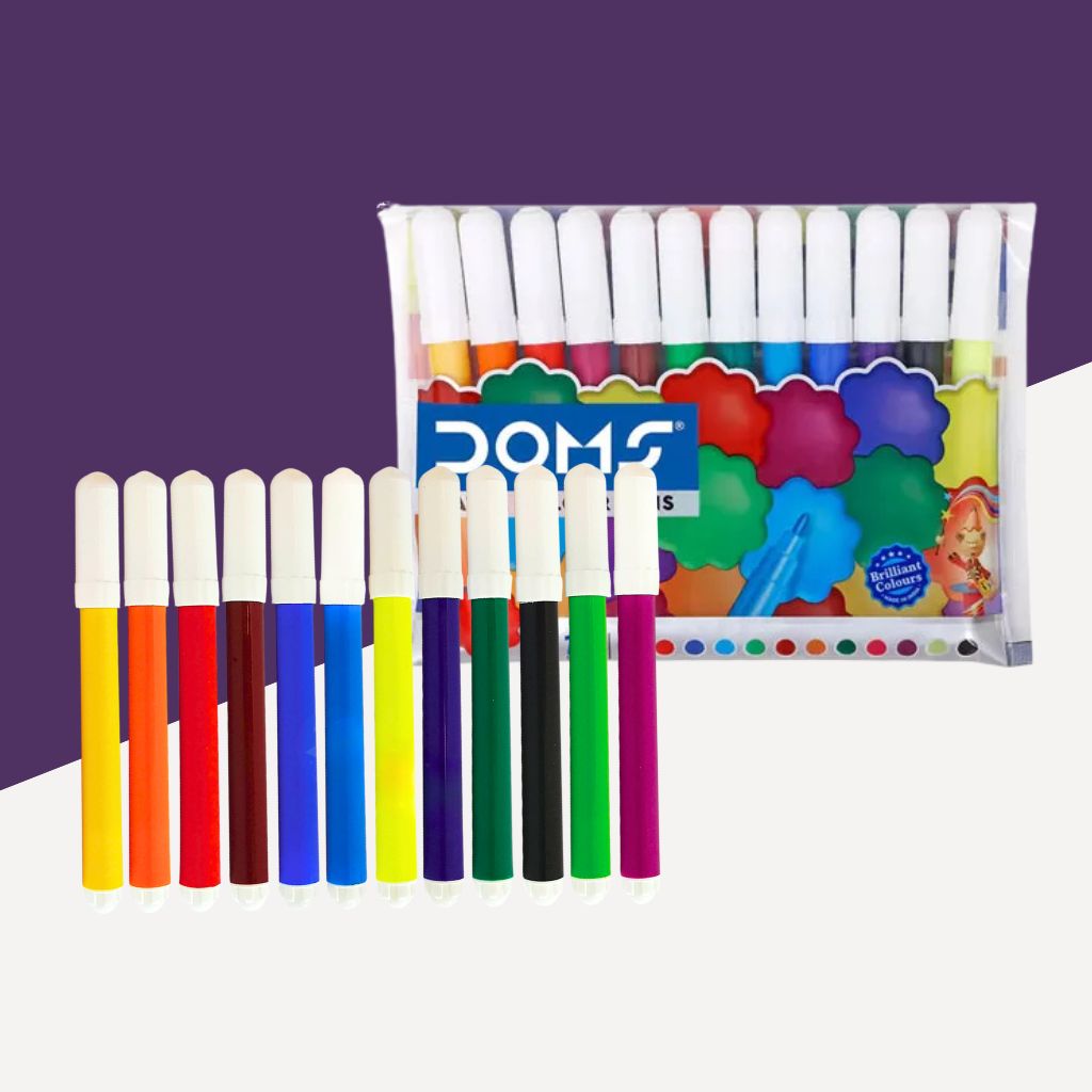 Doms Water Color Pens –  Multicolor Sketch Pens ( Pack of 12 )