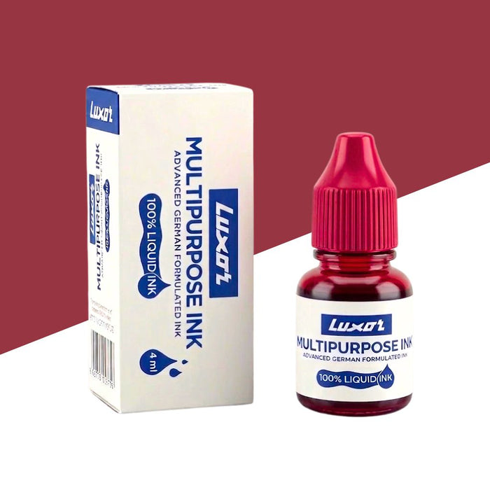 Luxor Multipurpose Gel Ink – Red ( Pack of 1 )
