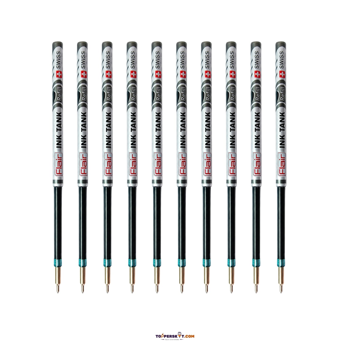 (10 Pcs.) Flair Ink Tank Ball Pen Refill – Blue
