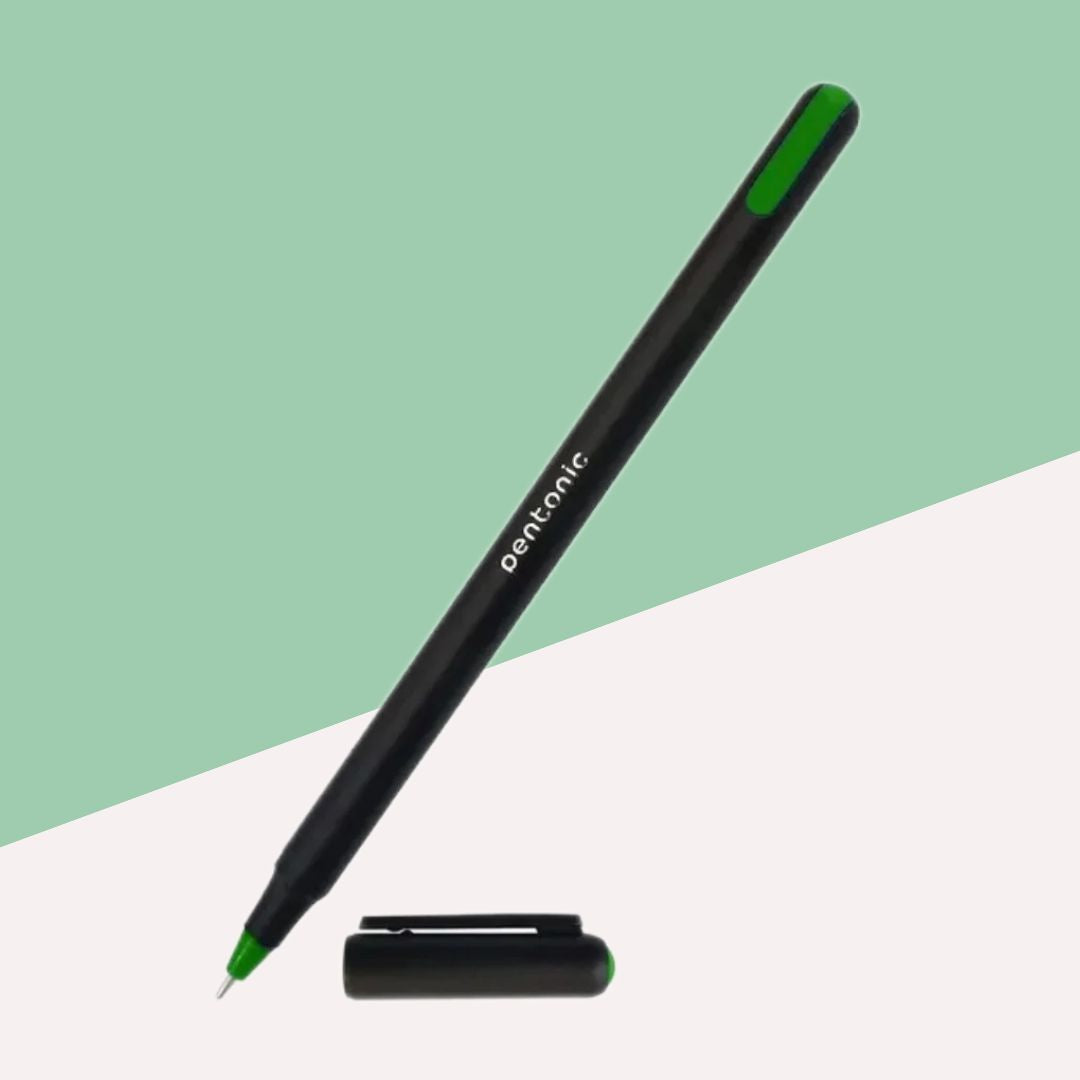 Linc Pentonic Ball Point Pen – Green : Unleash Bold Writing with Effortless Elegance ( Pack of 1 ) - Topperskit LLP