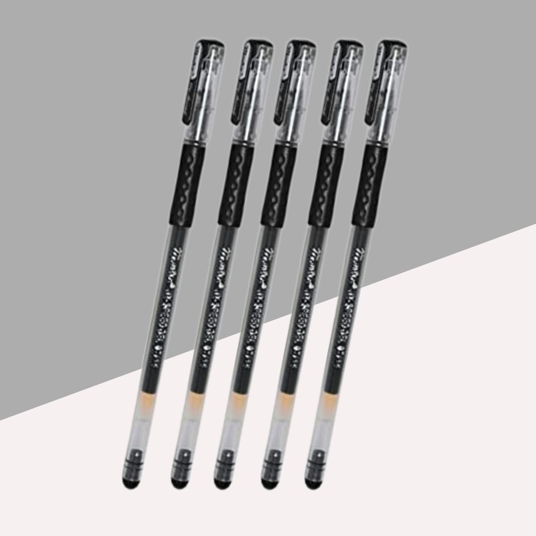 Montex Hy-Speed Gel Pen – Black: Effortless Elegance and Ultra-Smooth Writing in Your Pocket ( Pack of 1 ) - Topperskit LLP