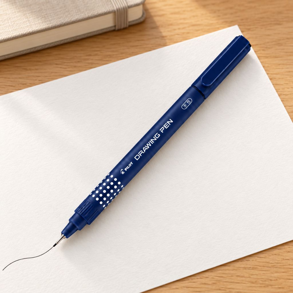 Pilot Drawing Pen Point Size 0.8 mm - Black (Pack Of 1)