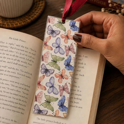 (5 Pcs.) Topperskit Aesthetic Laminated Ribbon Bookmarks Set