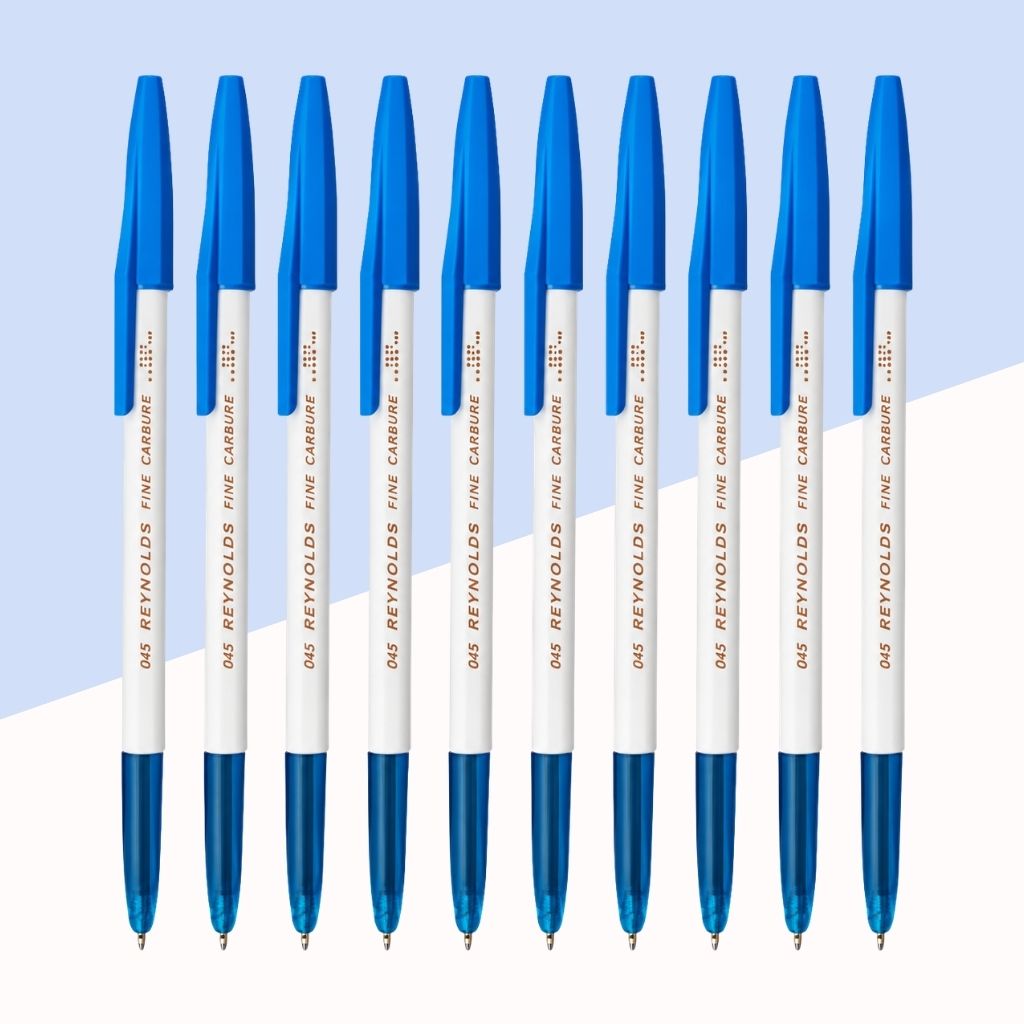 (10 Pcs.) Reynolds 045 Ball Pen  – Blue