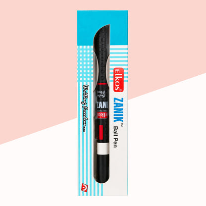 Elkos Zanik Ballpoint Pen - Red (Pack Of 1)