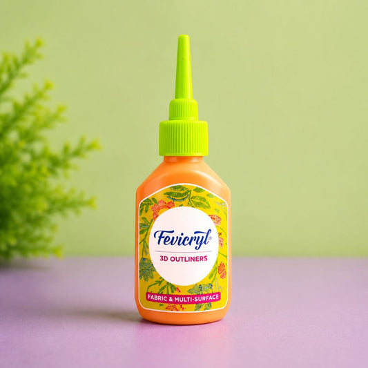 Fevicryl 3D Outliner  - Orange, 20ml (Pack of 1)