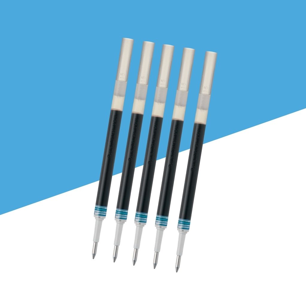 (5 Pcs. ) Pentel Energel 0.7 mm Gel Refill – Sky Blue