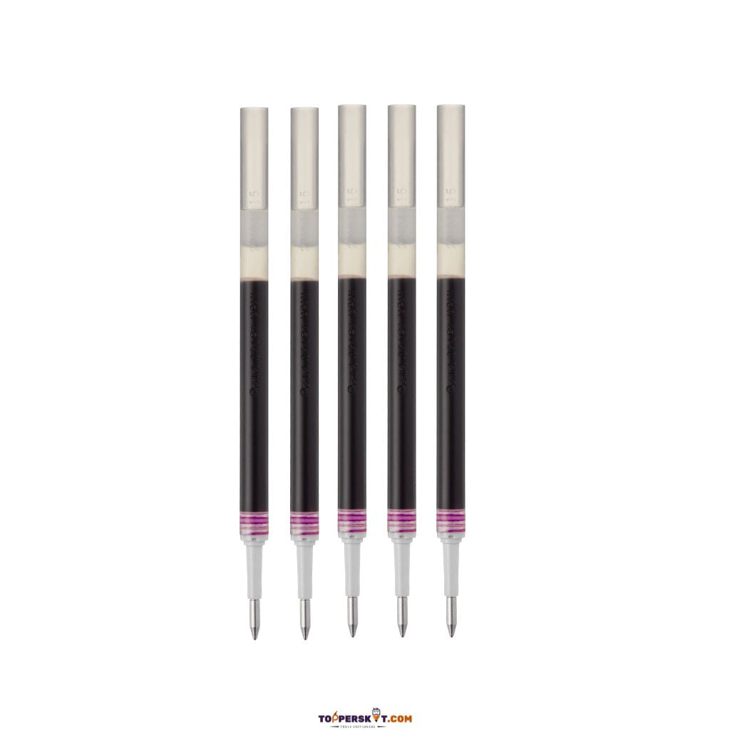 (5 Pcs. ) Pentel Energel 0.7 mm Gel Refill – Burgundy