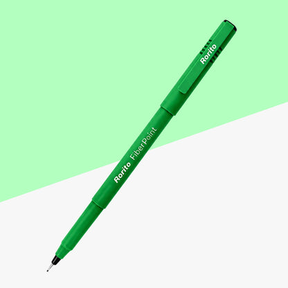 Rorito Fiber Point Gel Pen – Green ( Pack of 1 )