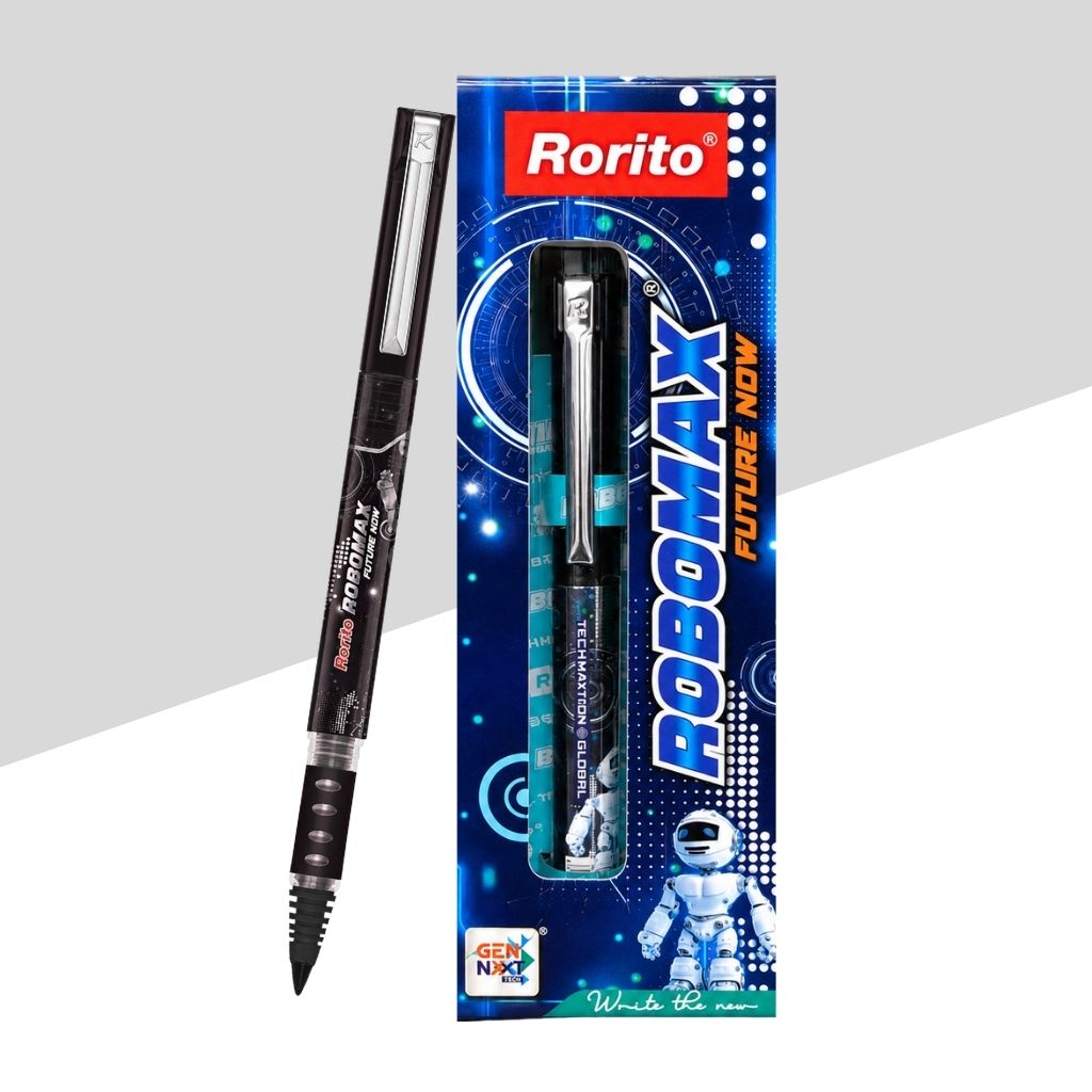 Rorito Robomax Future Now Gel Pen-Black (Pack Of 1)