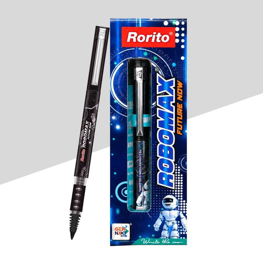 Rorito Robomax Future Now Gel Pen-Black (Pack Of 1)