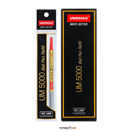 (10 Pcs.) Unomax UM 5000 Ball Pen Refill - Red