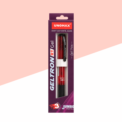 Unomax Geltron RT Gel Pen Red