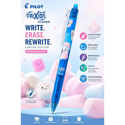 Frixon Clicker Limited Edition Erasable Pen Blue - Image 5