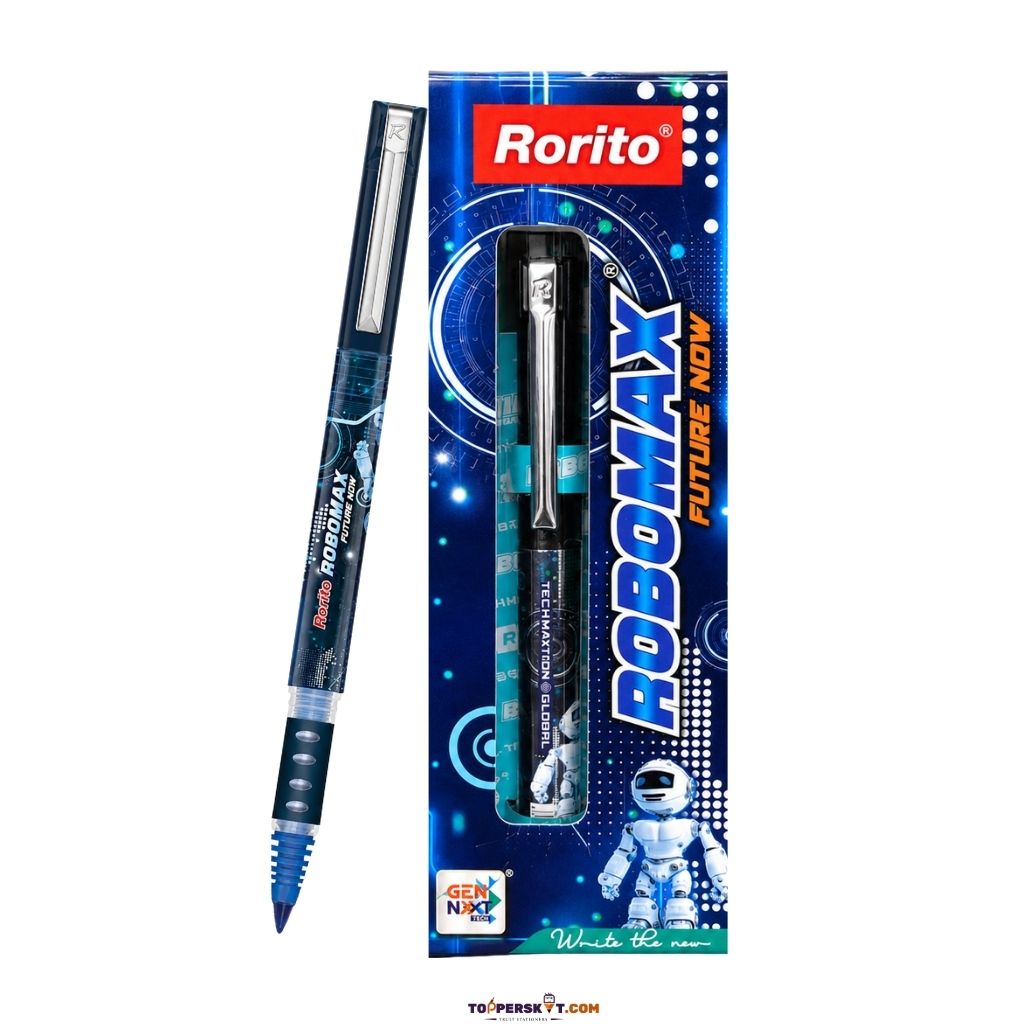 Rorito Robomax Future Now Gel Pen Blue - Side View