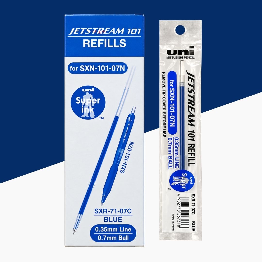 Uni-ball Jetstream 101 Ball Pen Refill Blue - Pack of 10
