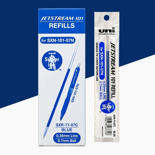 Uni-ball Jetstream 101 Ball Pen Refill Blue - Pack of 10