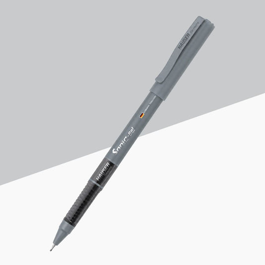 Hauser Sonic Waterproof Gel Pen – Black ( Pack of 1 )