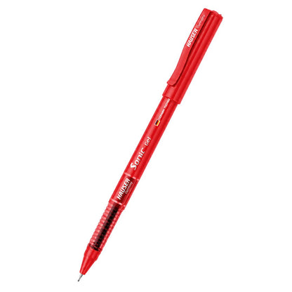 Hauser Sonic Waterproof Gel Pen – Red ( Pack of 1 )