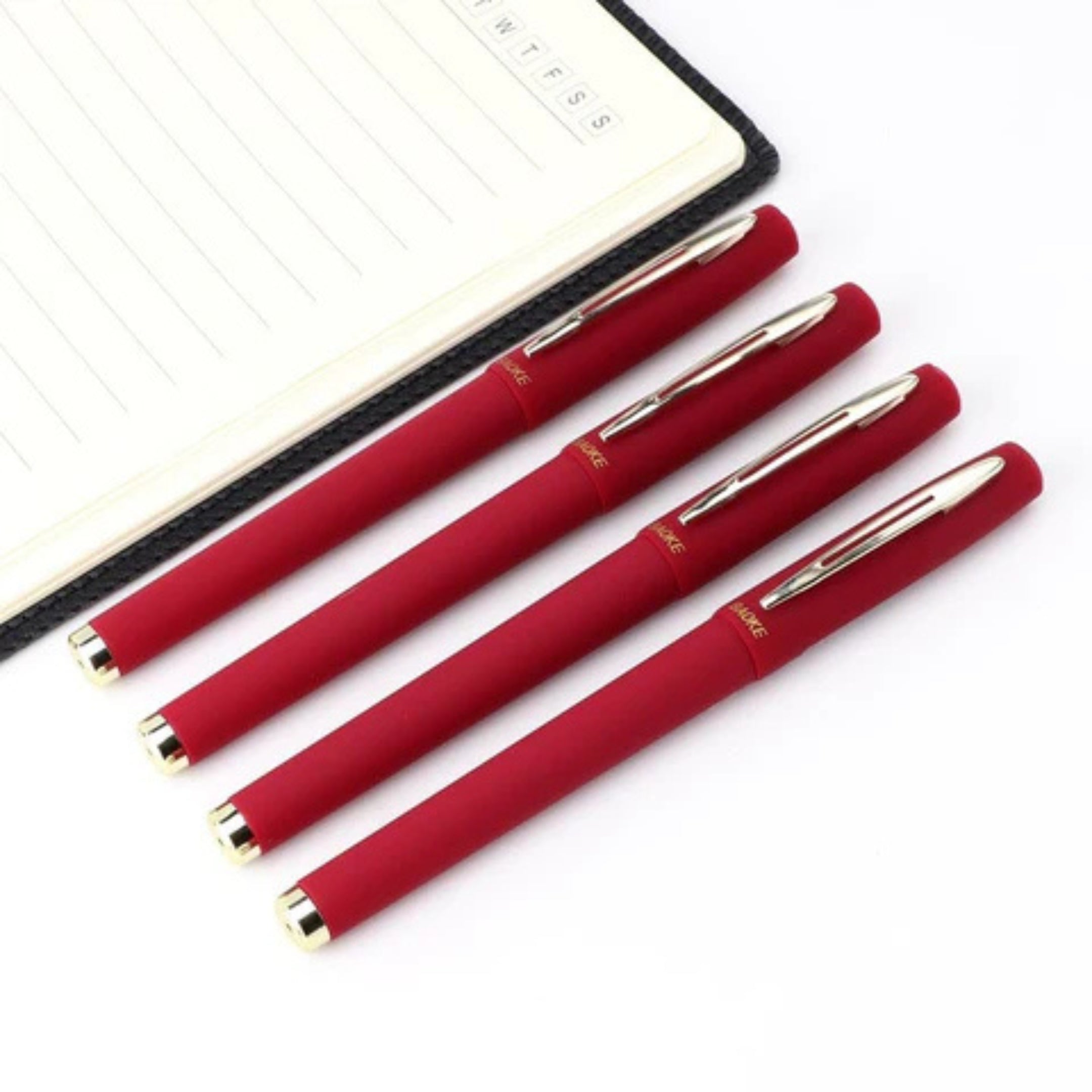 Baoke Red 0.7mm Gel Pen with Antibacterial Protection (Pack of 1)