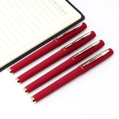 Baoke Red 0.7mm Gel Pen with Antibacterial Protection (Pack of 1)